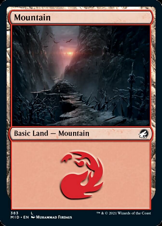 Mountain (383) [Innistrad: Midnight Hunt] | Mega City Incorporated