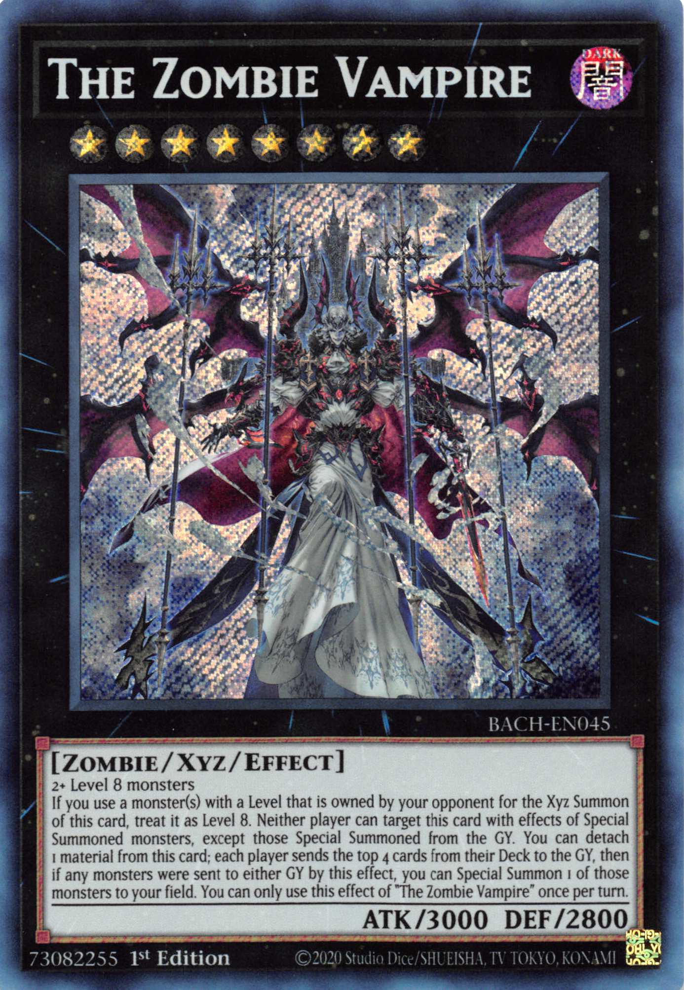 The Zombie Vampire [BACH-EN045] Secret Rare | Mega City Incorporated