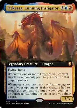 Firkraag, Cunning Instigator (Extended Art) [Commander Legends: Battle for Baldur's Gate] | Mega City Incorporated