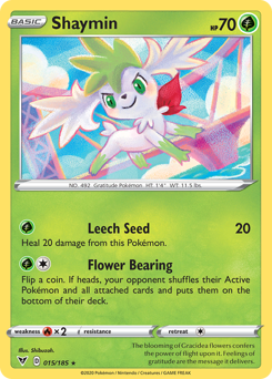 Shaymin (015/185) [Sword & Shield: Vivid Voltage] | Mega City Incorporated