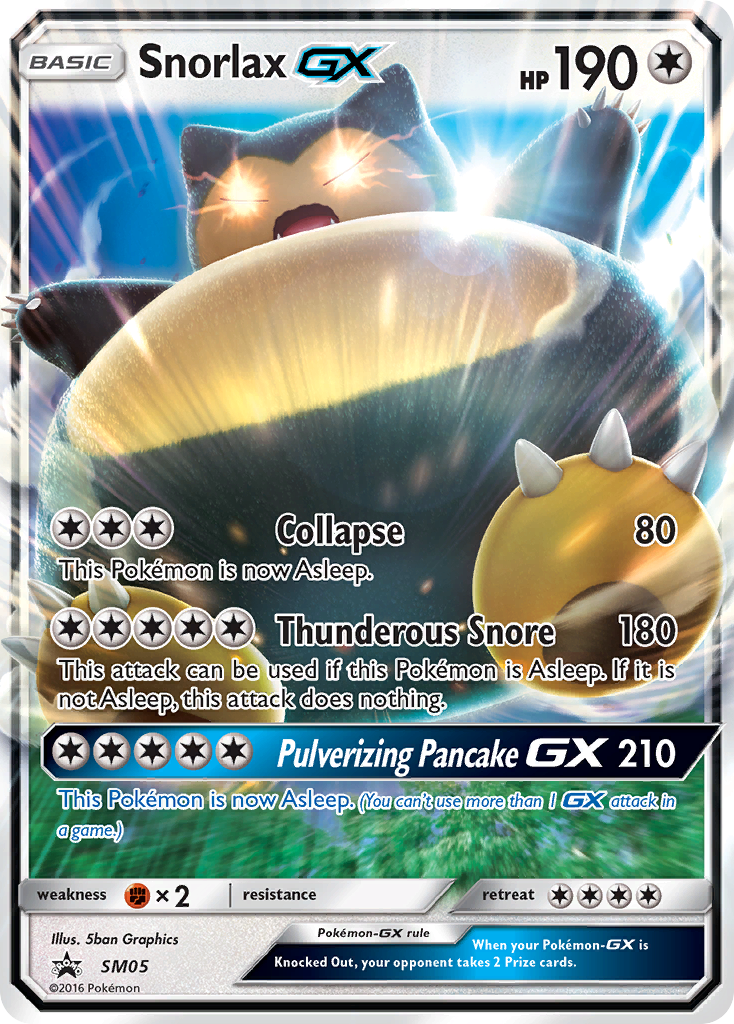 Snorlax GX (SM05) [Sun & Moon: Black Star Promos] | Mega City Incorporated