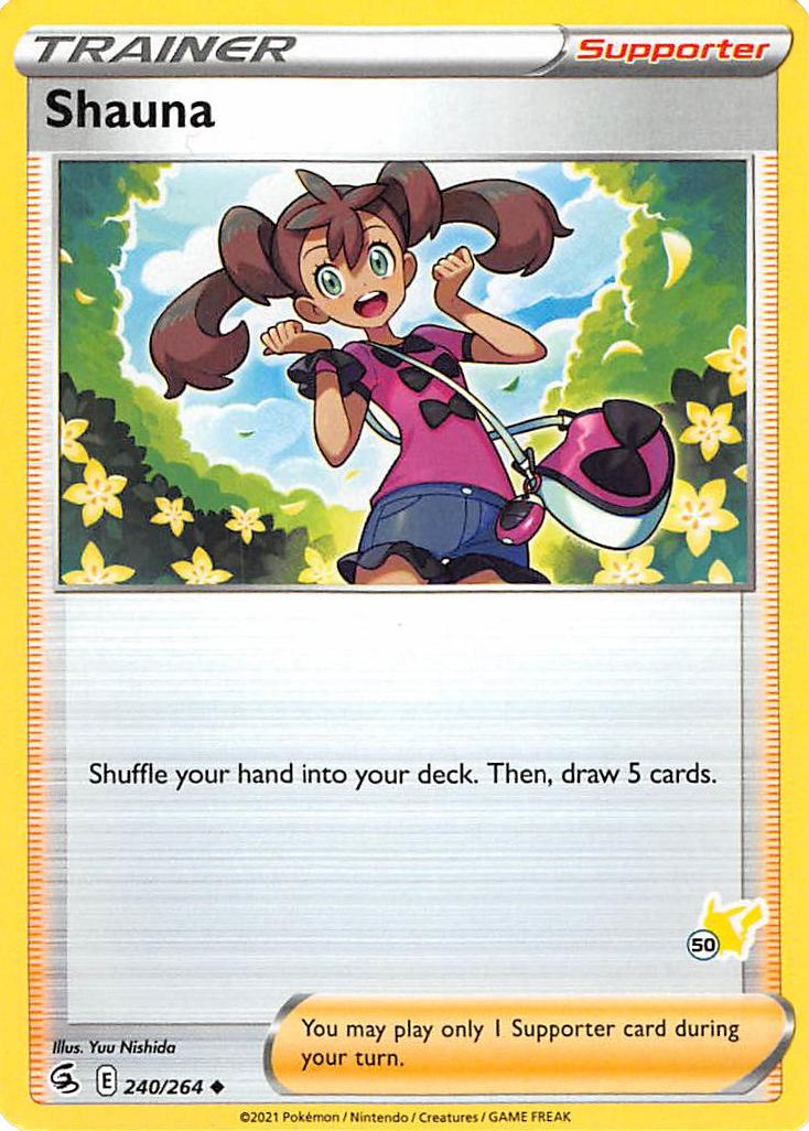 Shauna (240/264) (Pikachu Stamp #50) [Battle Academy 2022] | Mega City Incorporated