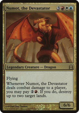 Numot, the Devastator (Oversized) [Commander 2011 Oversized] | Mega City Incorporated