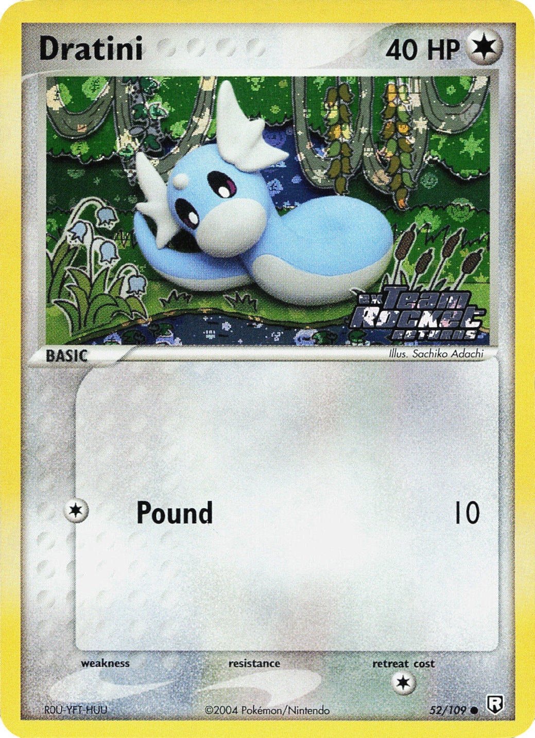 Dratini (52/109) (Stamped) [EX: Team Rocket Returns] | Mega City Incorporated