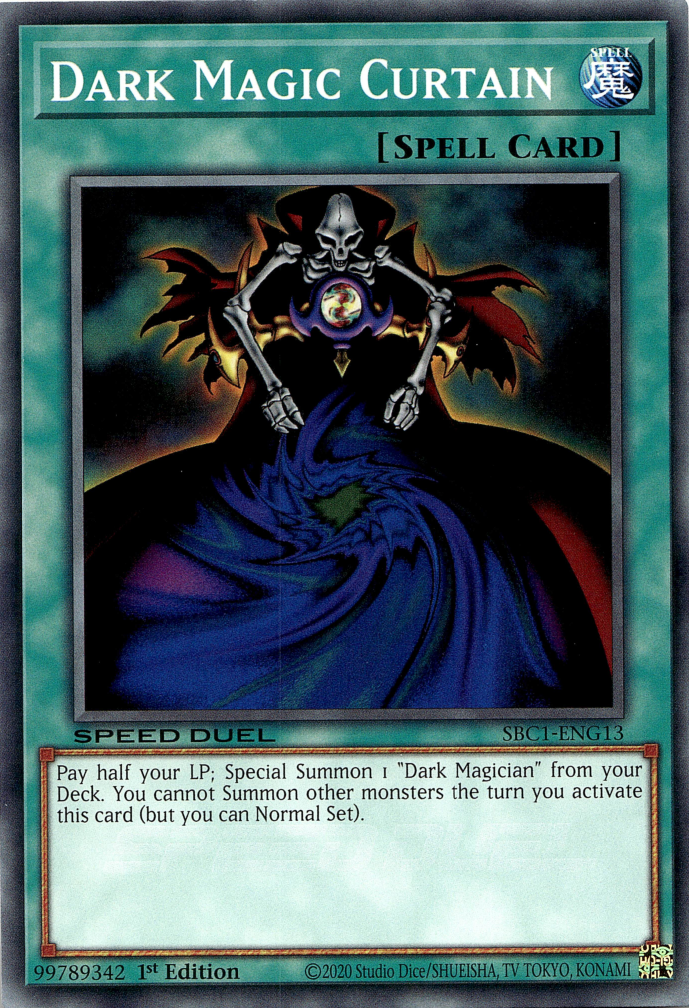 Dark Magic Curtain [SBC1-ENG13] Secret Rare | Mega City Incorporated