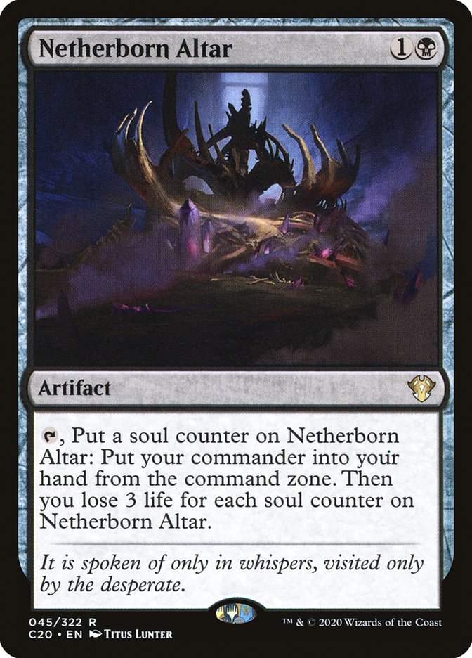 Netherborn Altar [Commander 2020] | Mega City Incorporated