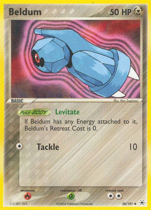 Beldum (28/101) [EX: Hidden Legends] | Mega City Incorporated