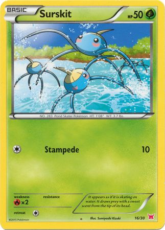 Surskit (16/30) [XY: Trainer Kit 2 - Latias] | Mega City Incorporated