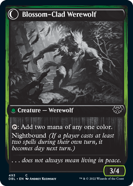 Weaver of Blossoms // Blossom-Clad Werewolf [Innistrad: Double Feature] | Mega City Incorporated