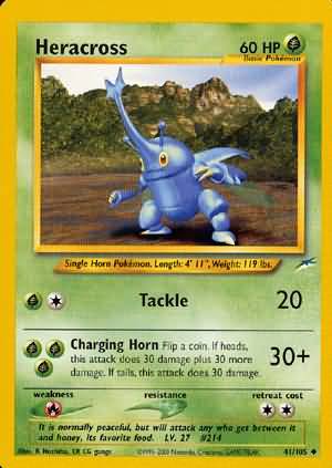 Heracross (41/105) [Neo Destiny Unlimited] | Mega City Incorporated