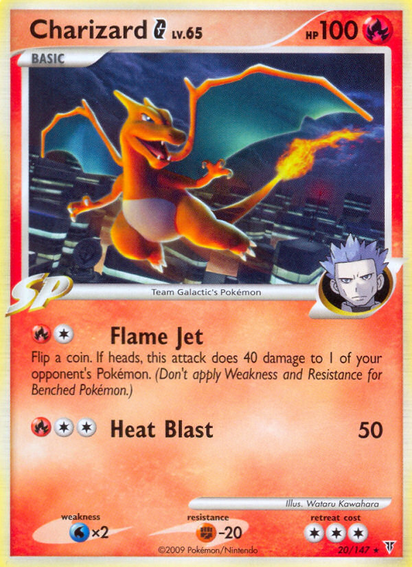 Charizard G (20/147) [Platinum: Supreme Victors] | Mega City Incorporated