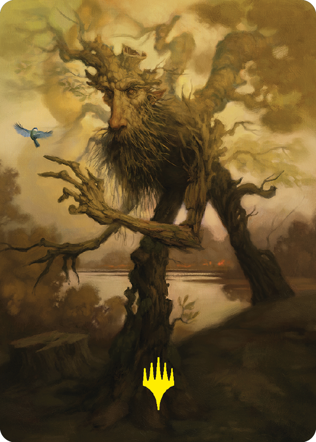 Treefolk Token Art Card (Gold-Stamped Signature) [The Lord of the Rings: Tales of Middle-earth Art Series] | Mega City Incorporated