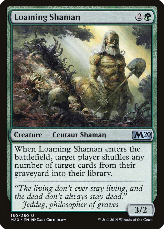 Loaming Shaman [Core Set 2020] | Mega City Incorporated