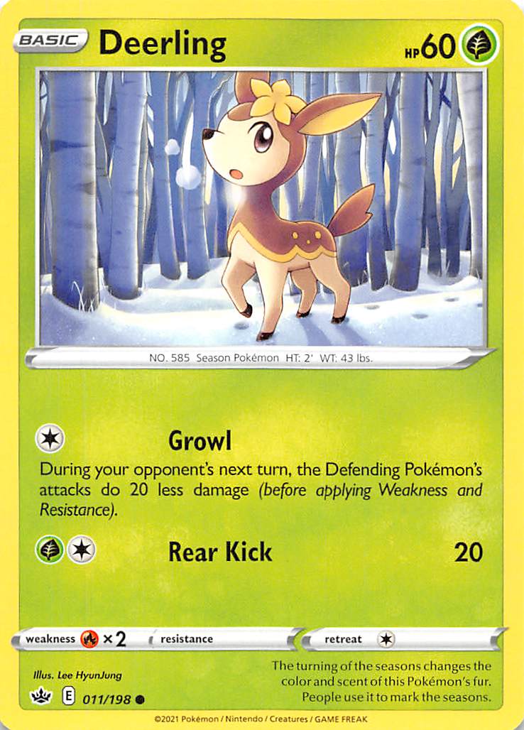 Deerling (011/198) [Sword & Shield: Chilling Reign] | Mega City Incorporated