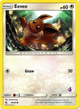 Eevee (49/68) (Mewtwo Deck) [Battle Academy 2020] | Mega City Incorporated