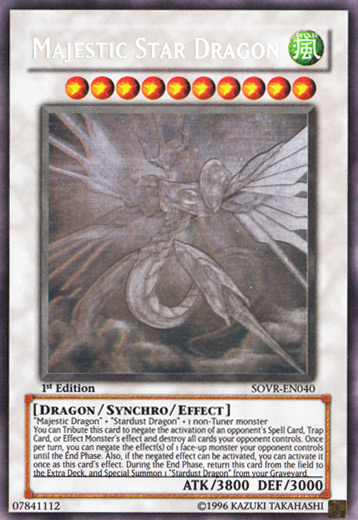 Majestic Star Dragon [SOVR-EN040] Ghost Rare | Mega City Incorporated