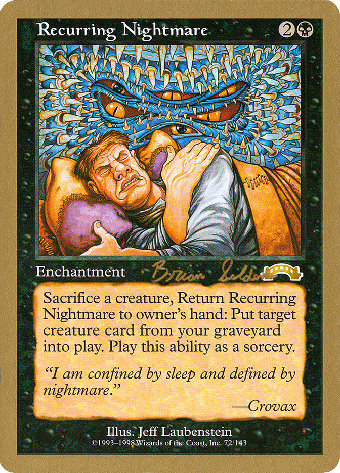 Recurring Nightmare (Brian Selden) [World Championship Decks 1998] | Mega City Incorporated