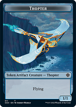 Pegasus // Thopter Double-Sided Token [Starter Commander Decks] | Mega City Incorporated