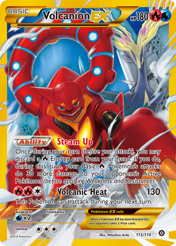 Volcanion EX (115/114) [XY: Steam Siege] | Mega City Incorporated