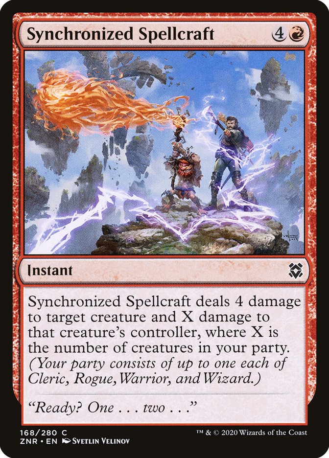 Synchronized Spellcraft [Zendikar Rising] | Mega City Incorporated