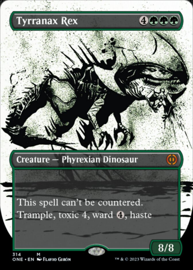 Tyrranax Rex (Borderless Ichor) [Phyrexia: All Will Be One] | Mega City Incorporated