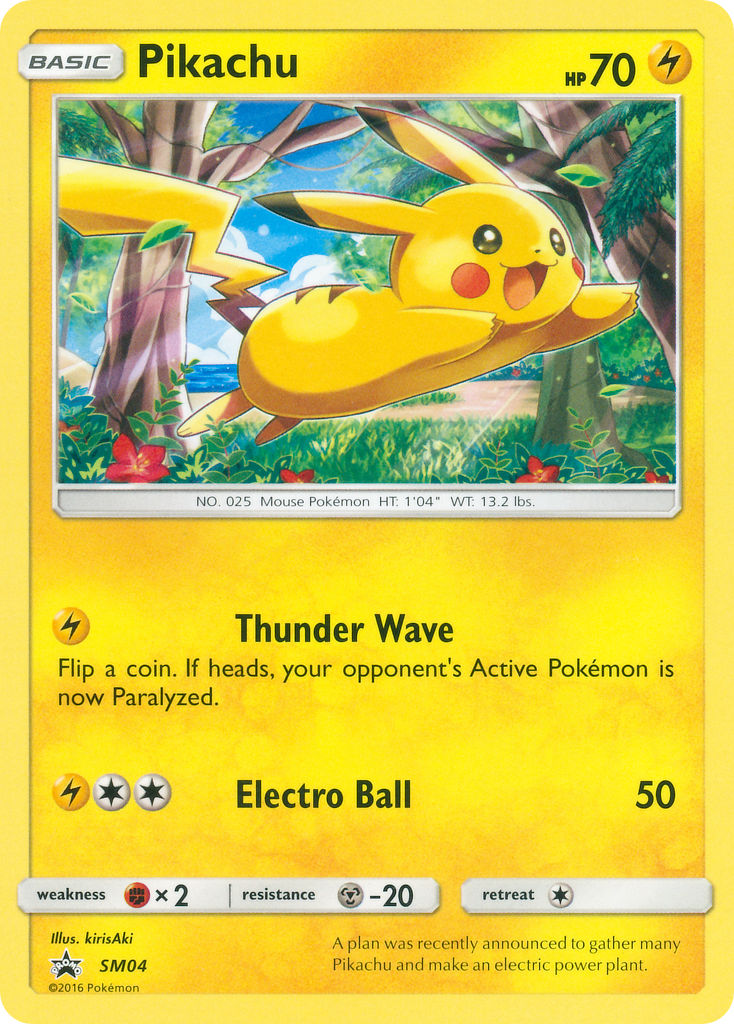 Pikachu (SM04) (Target Non Holo) [Sun & Moon: Black Star Promos] | Mega City Incorporated