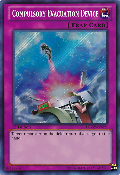 Compulsory Evacuation Device [LCYW-EN291] Secret Rare | Mega City Incorporated