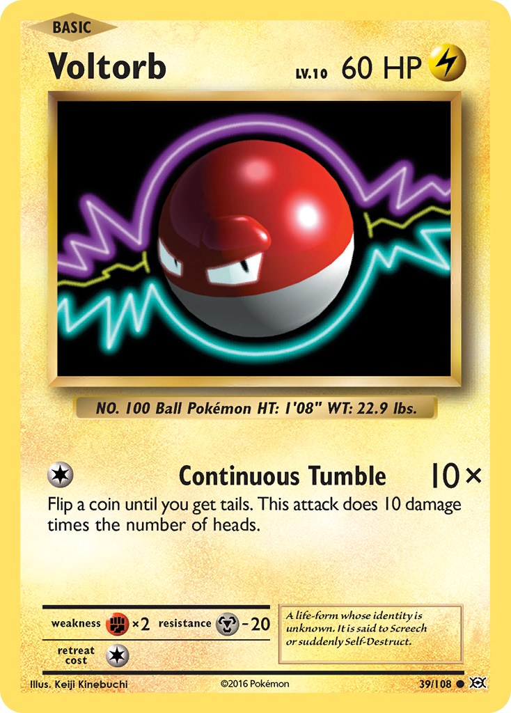 Voltorb (39/108) [XY: Evolutions] | Mega City Incorporated