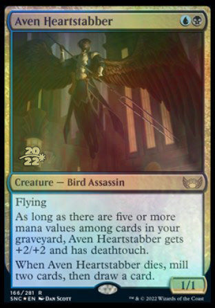 Aven Heartstabber [Streets of New Capenna Prerelease Promos] | Mega City Incorporated