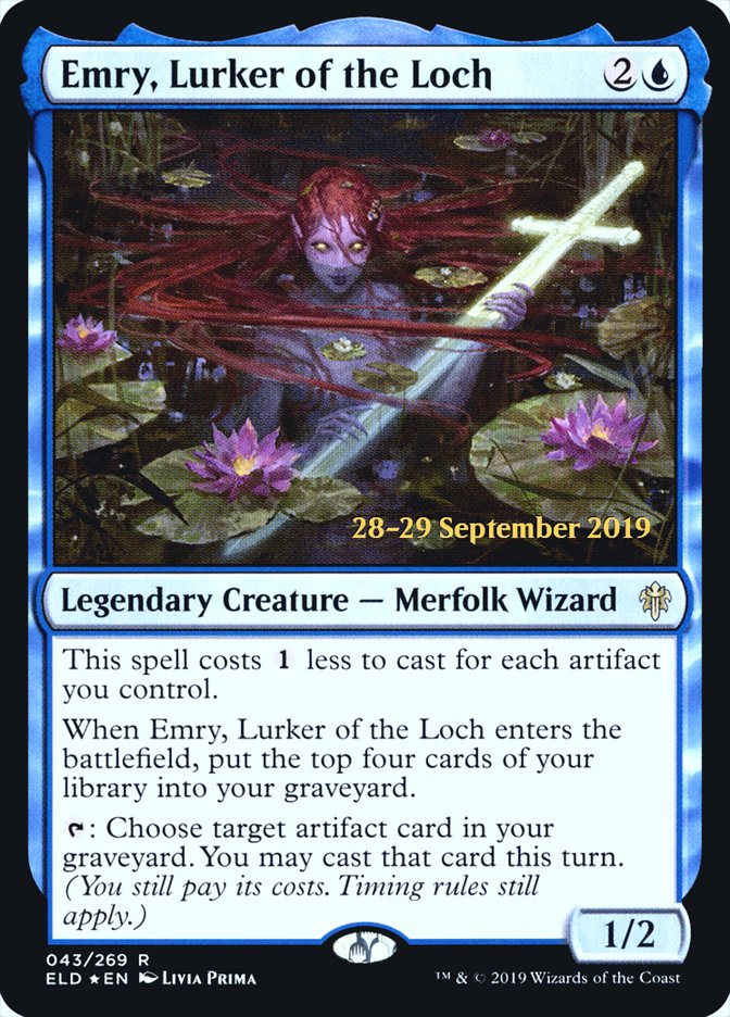 Emry, Lurker of the Loch  [Throne of Eldraine Prerelease Promos] | Mega City Incorporated