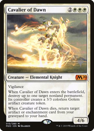 Cavalier of Dawn [Core Set 2020 Promos] | Mega City Incorporated