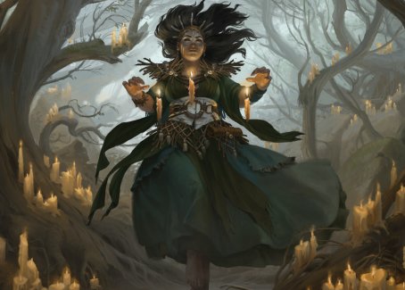 Candlegrove Witch 1 Art Card [Innistrad: Midnight Hunt Art Series] | Mega City Incorporated