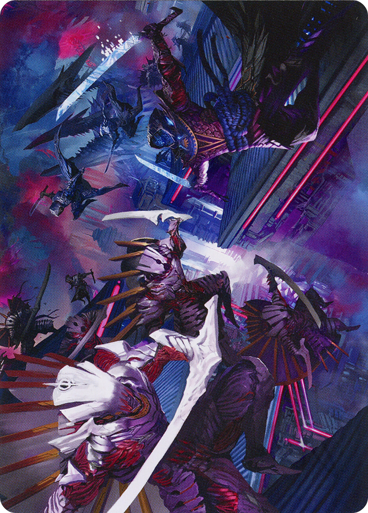 Invasion of Kamigawa Art Card [March of the Machine Art Series] | Mega City Incorporated