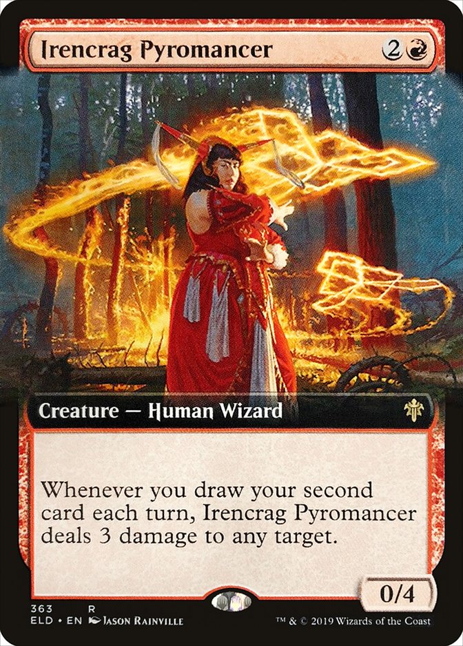 Irencrag Pyromancer (Extended Art) [Throne of Eldraine] | Mega City Incorporated