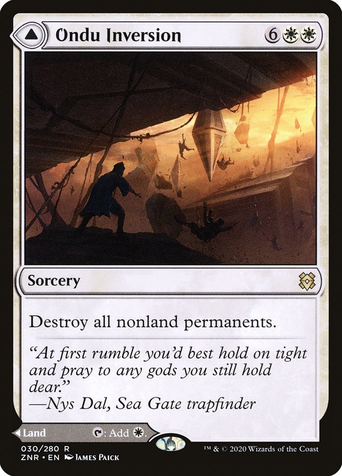 Ondu Inversion // Ondu Skyruins [Zendikar Rising] | Mega City Incorporated