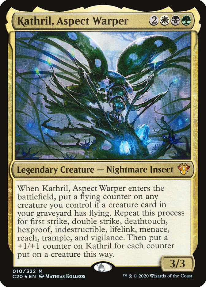 Kathril, Aspect Warper [Commander 2020] | Mega City Incorporated