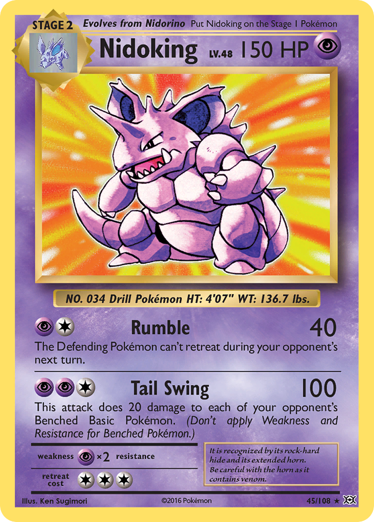 Nidoking (45/108) [XY: Evolutions] | Mega City Incorporated