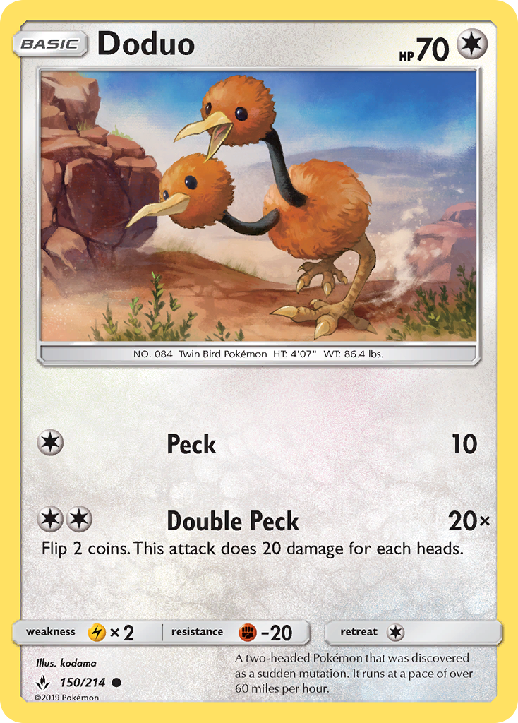 Doduo (150/214) [Sun & Moon: Unbroken Bonds] | Mega City Incorporated