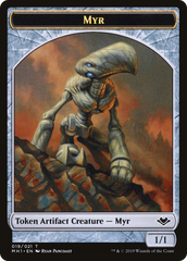 Myr // Thopter Double-Sided Token [Phyrexia: All Will Be One Commander Tokens] | Mega City Incorporated