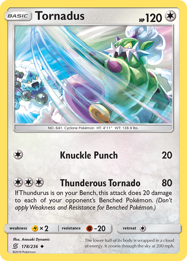 Tornadus (178/236) [Sun & Moon: Unified Minds] | Mega City Incorporated