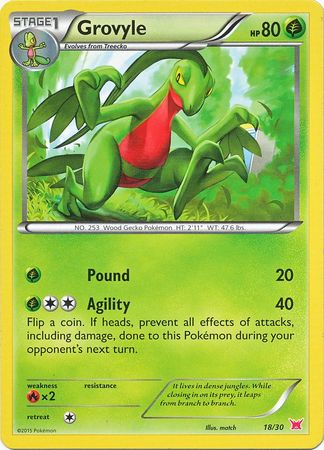 Grovyle (18/30) [XY: Trainer Kit 2 - Latias] | Mega City Incorporated