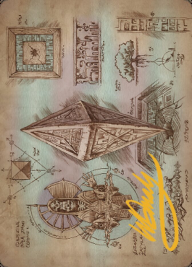 Keening Stone Art Card (Gold-Stamped Signature) [The Brothers' War Art Series] | Mega City Incorporated