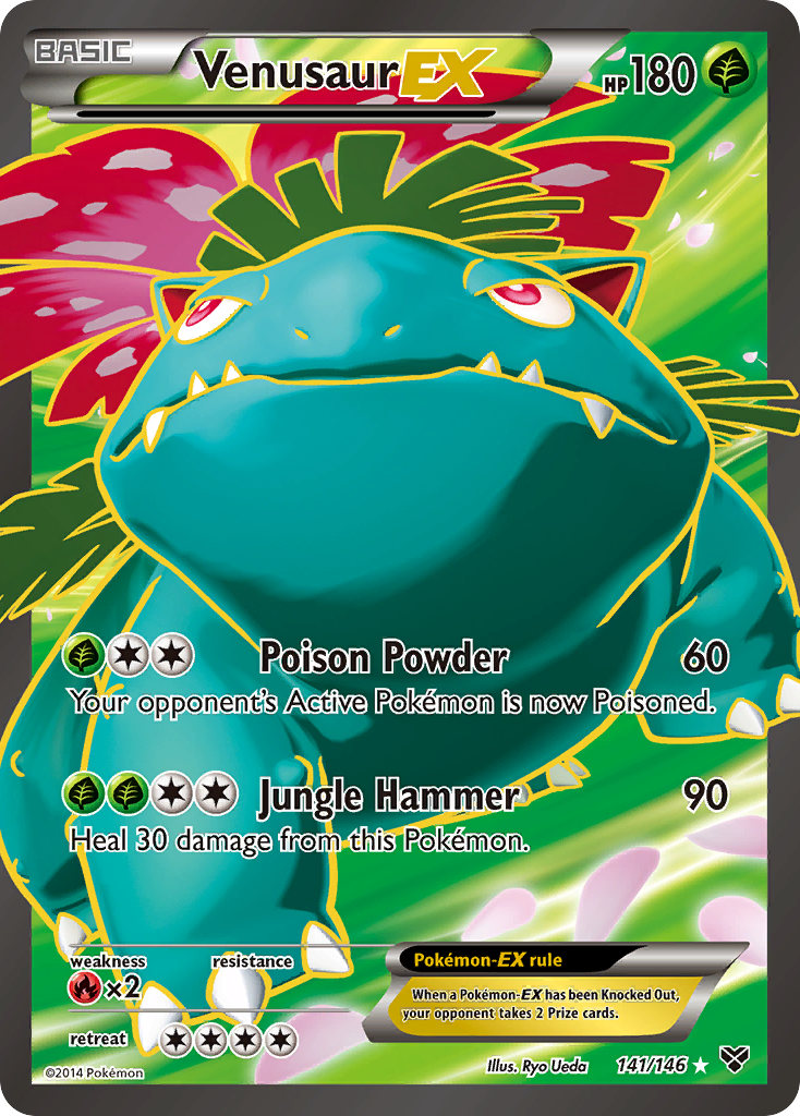 Venusaur EX (141/146) [XY: Base Set] | Mega City Incorporated