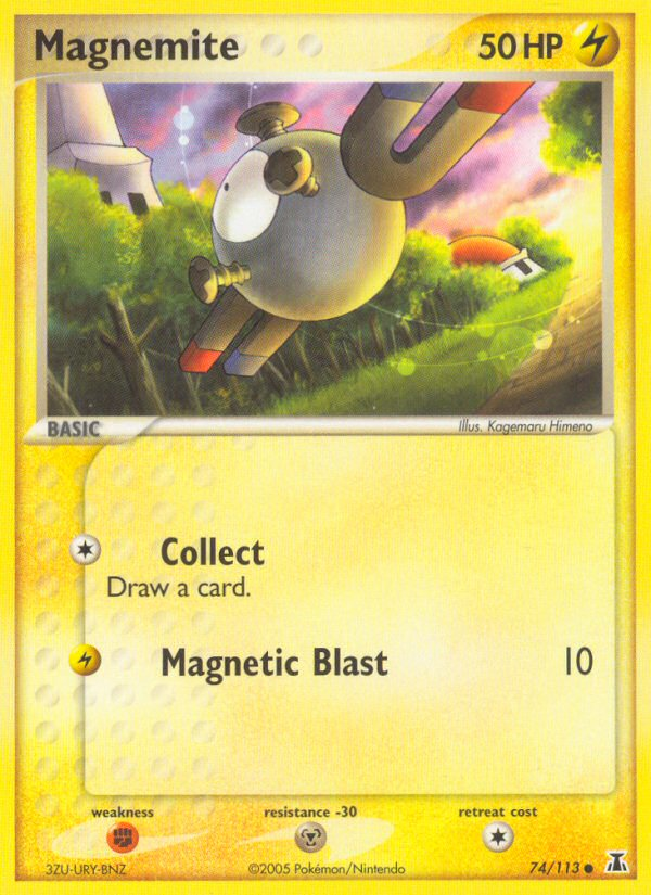 Magnemite (74/113) [EX: Delta Species] | Mega City Incorporated