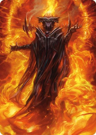 Sauron, the Dark Lord Art Card [The Lord of the Rings: Tales of Middle-earth Art Series] | Mega City Incorporated