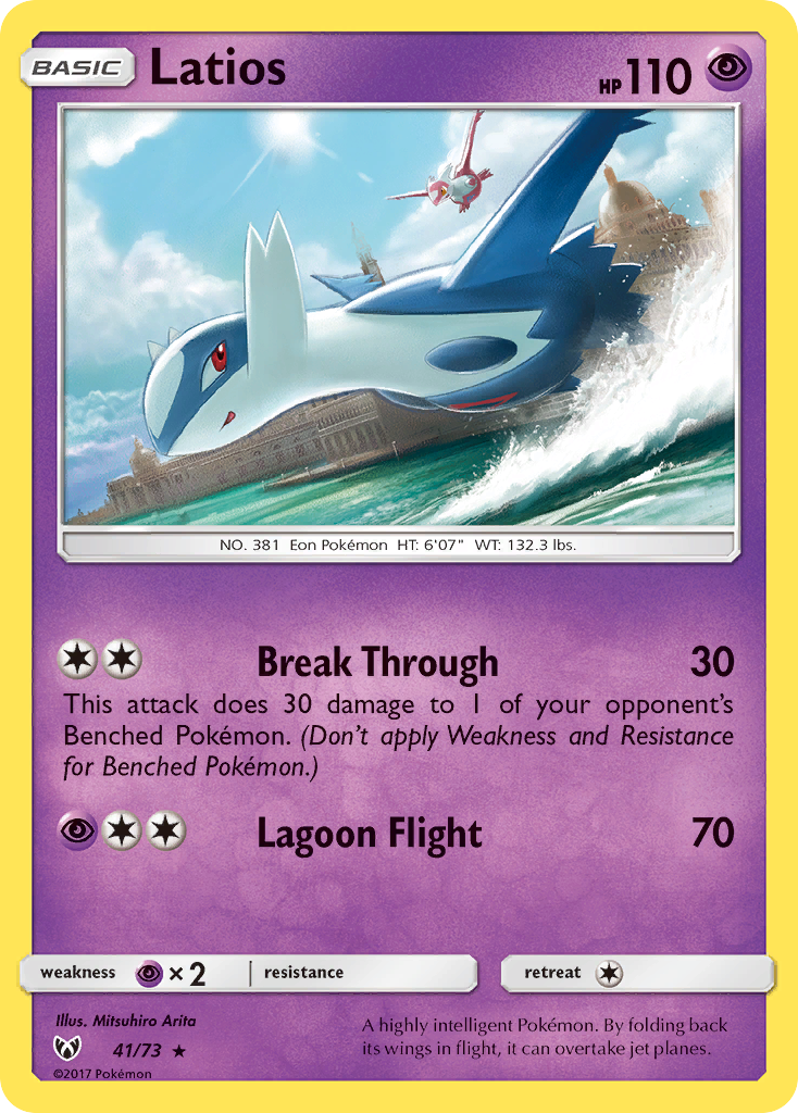 Latios (41/73) [Sun & Moon: Shining Legends] | Mega City Incorporated