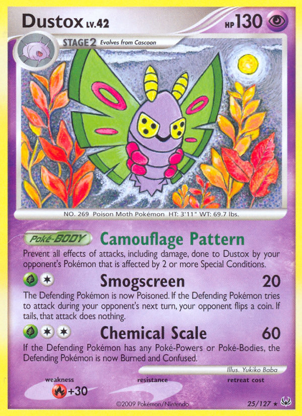 Dustox (25/127) [Platinum: Base Set] | Mega City Incorporated