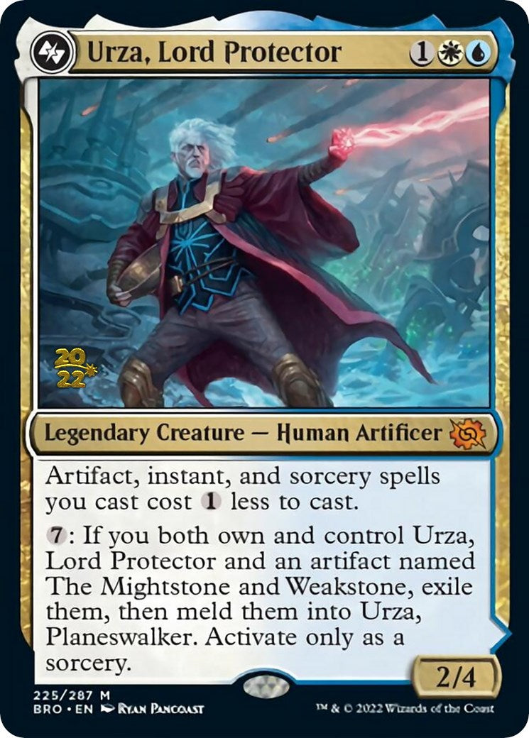 Urza, Lord Protector [The Brothers' War: Prerelease Promos] | Mega City Incorporated