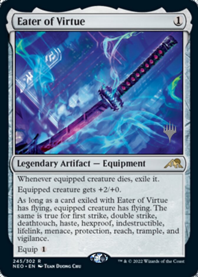 Eater of Virtue (Promo Pack) [Kamigawa: Neon Dynasty Promos] | Mega City Incorporated