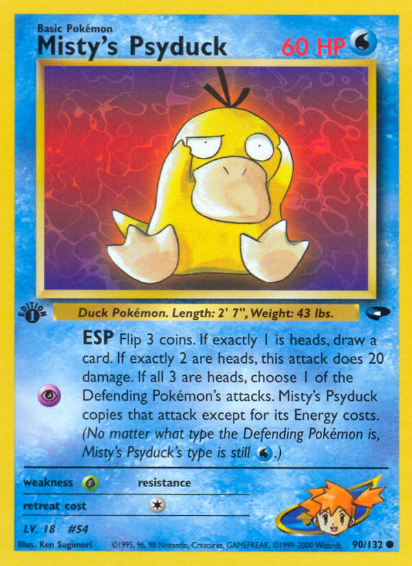 Misty's Psyduck (90/132) [Gym Challenge 1st Edition] | Mega City Incorporated